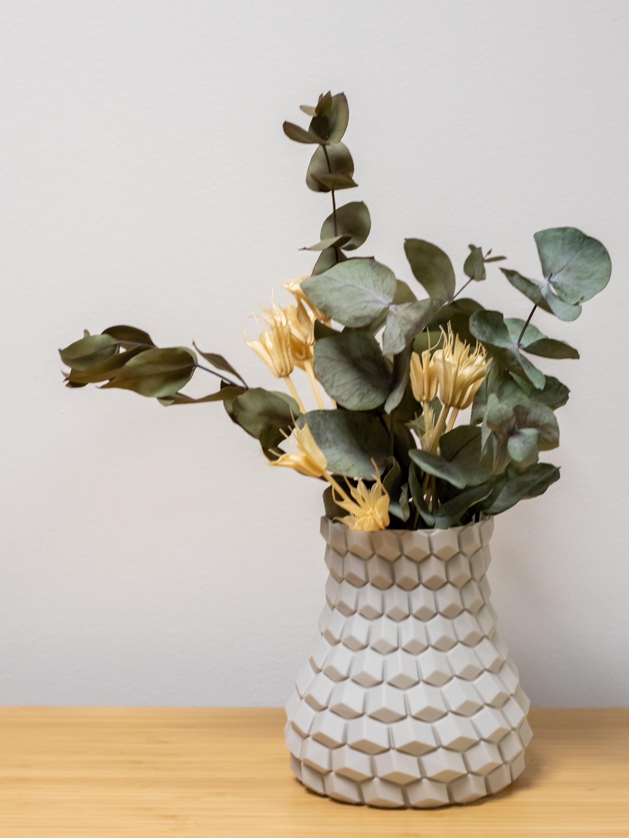 Wabenmuster Vase für Trockenblumen