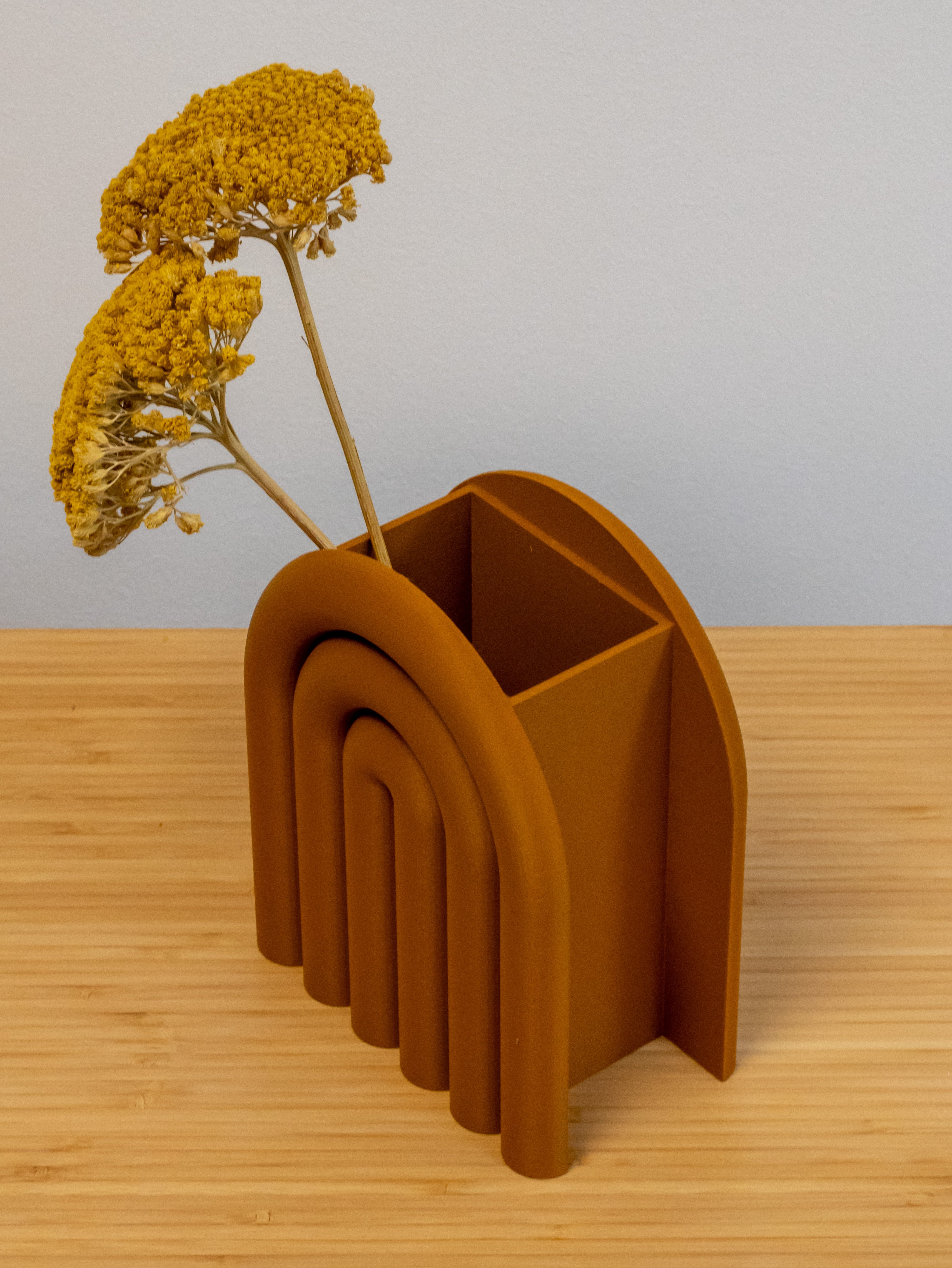 Regenbogen Vase für Trockenblumen • Rainbow Vase