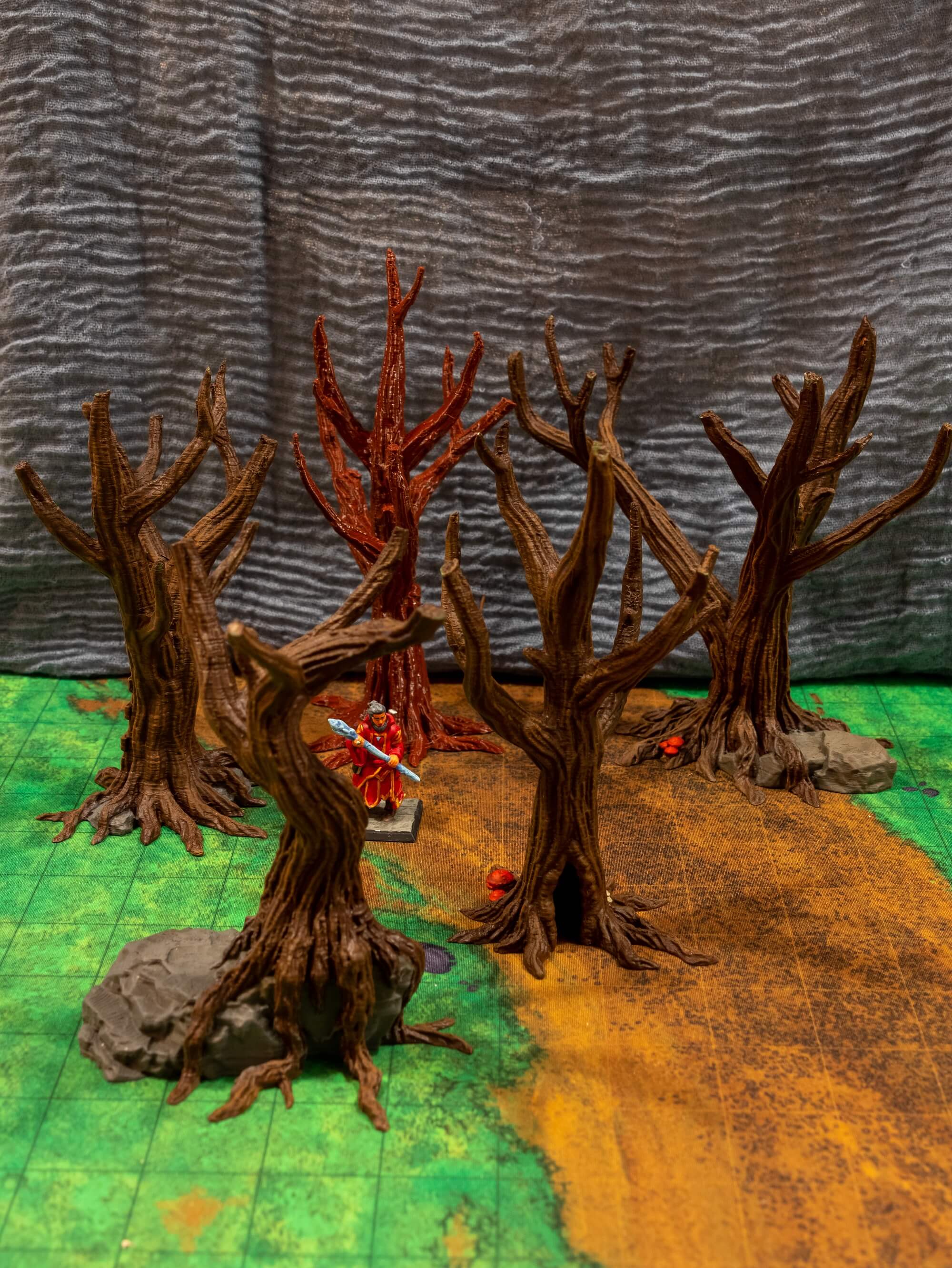 Bäume Scatter Terrain für DnD / TTRPGs  • Tabletop Terrain Miniatures • Dungeons & Dragons Map • RPG Tree Props