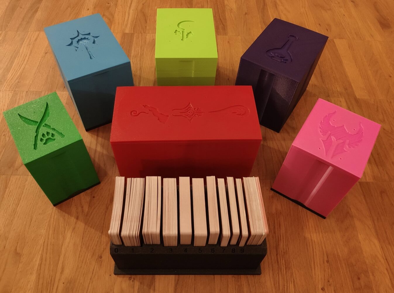 D&D Kartenbox • Zauber • Monster • Magische Gegenstände • Gale Fore Nine