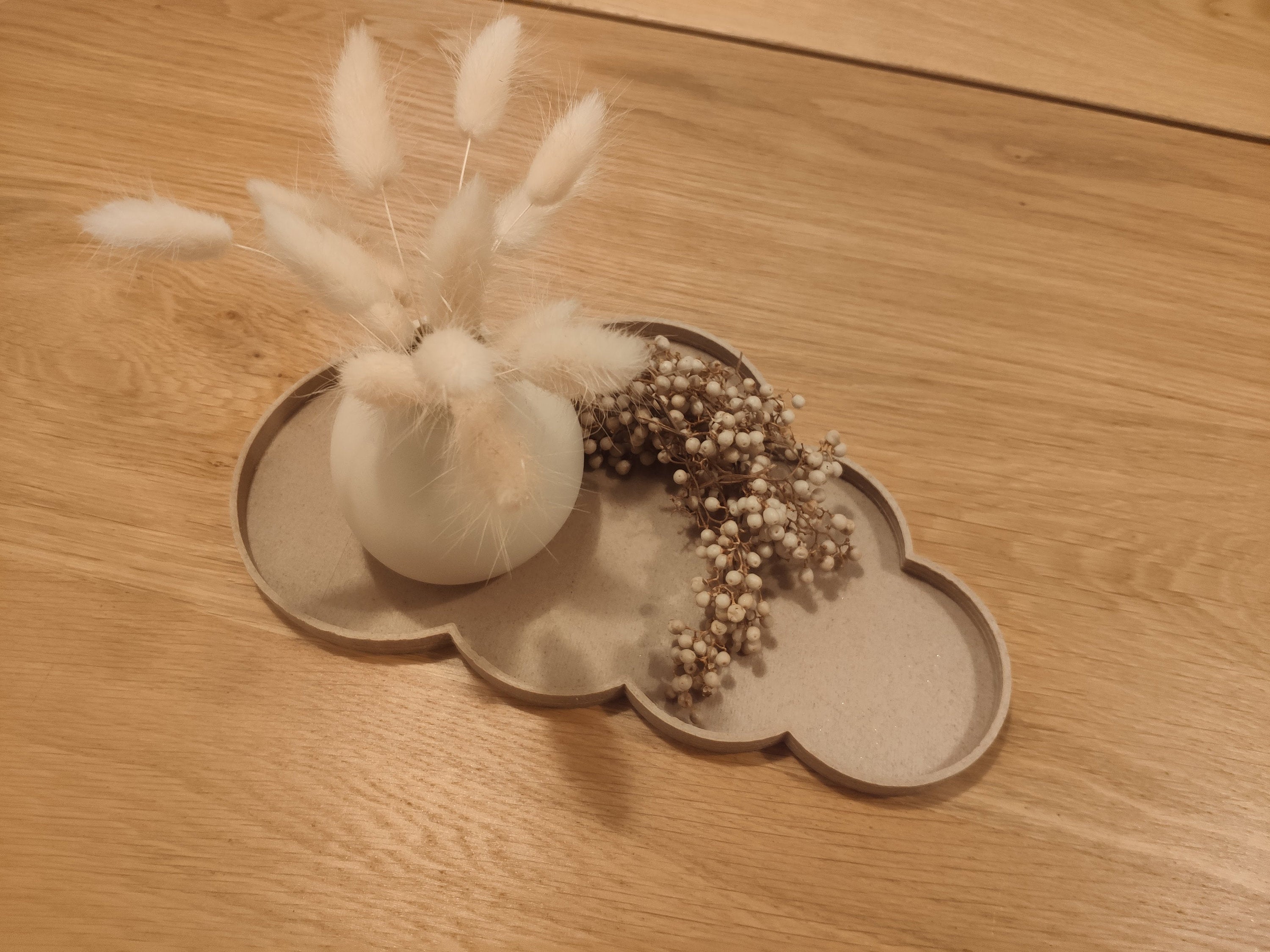 Wolken Tablett • Kaffee Tablett • Tee Tablett • Deko Tablett