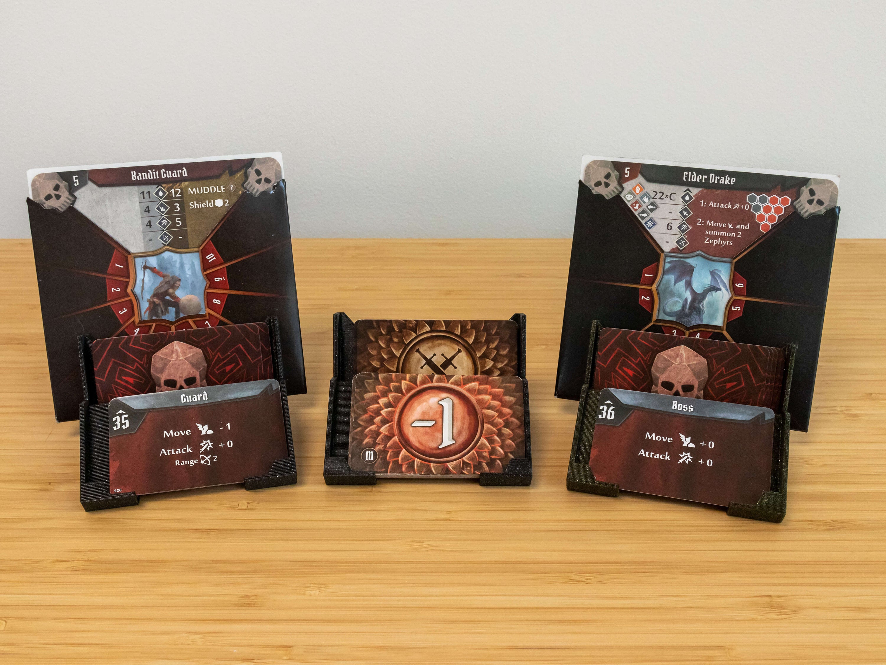 Gloomhaven Frosthaven Kartenhalter für Monster- und Modifikatordeck