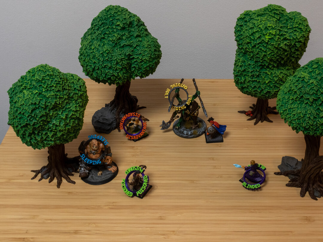 Condition Ringe • Dungeons and Dragons (DnD) • Condition Marker Rings