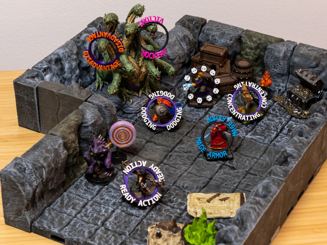 Condition Ringe • Dungeons and Dragons (DnD) • Condition Marker Rings